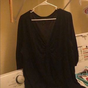 Pleated 3/4 sleeve shirt